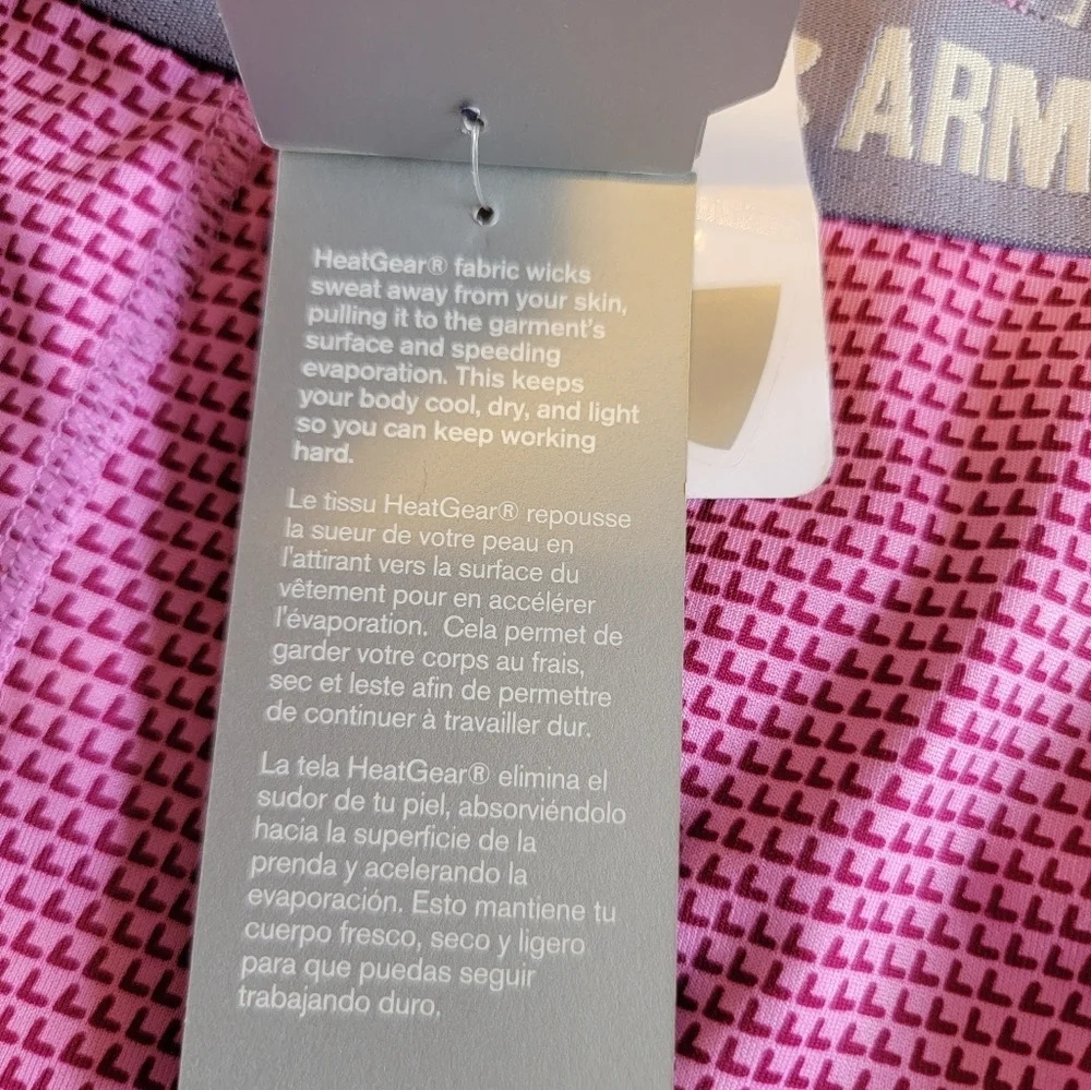 Under Armour Capri Girls YXL Pink Barbiecore Gymnastics Yoga Workout NWT - Picture 6 of 11